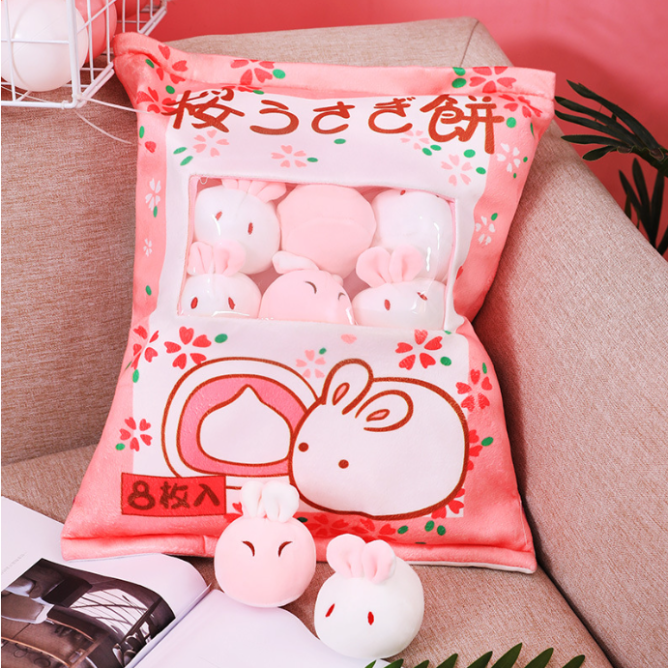 Sakura Rabbit Pillow