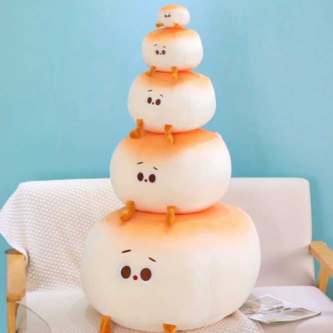 Cute Steamed Bun Plush Doll