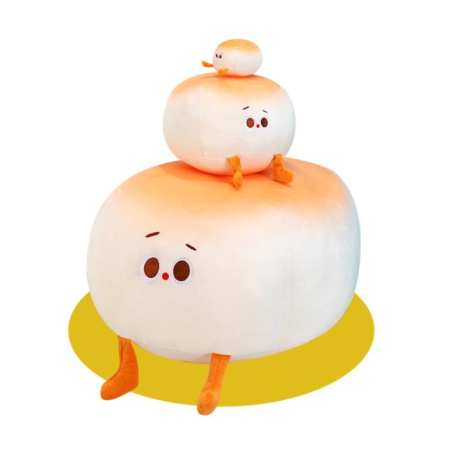 Cute Steamed Bun Plush Doll