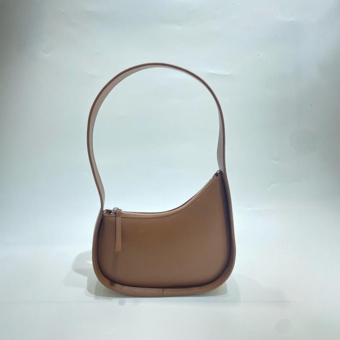 Genuine Leather Half-moon Shoulder Underarm Bag