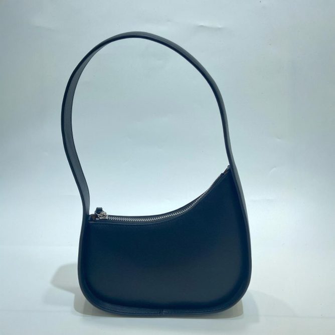 Genuine Leather Half-moon Shoulder Underarm Bag