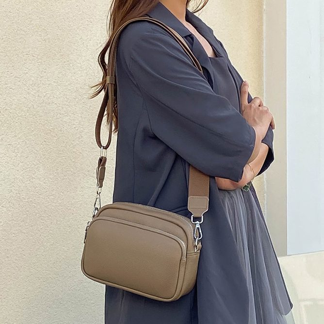 Compact Square Shoulder Crossbody Bag