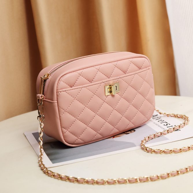 Classic Diamond Quilted Small Square Bag